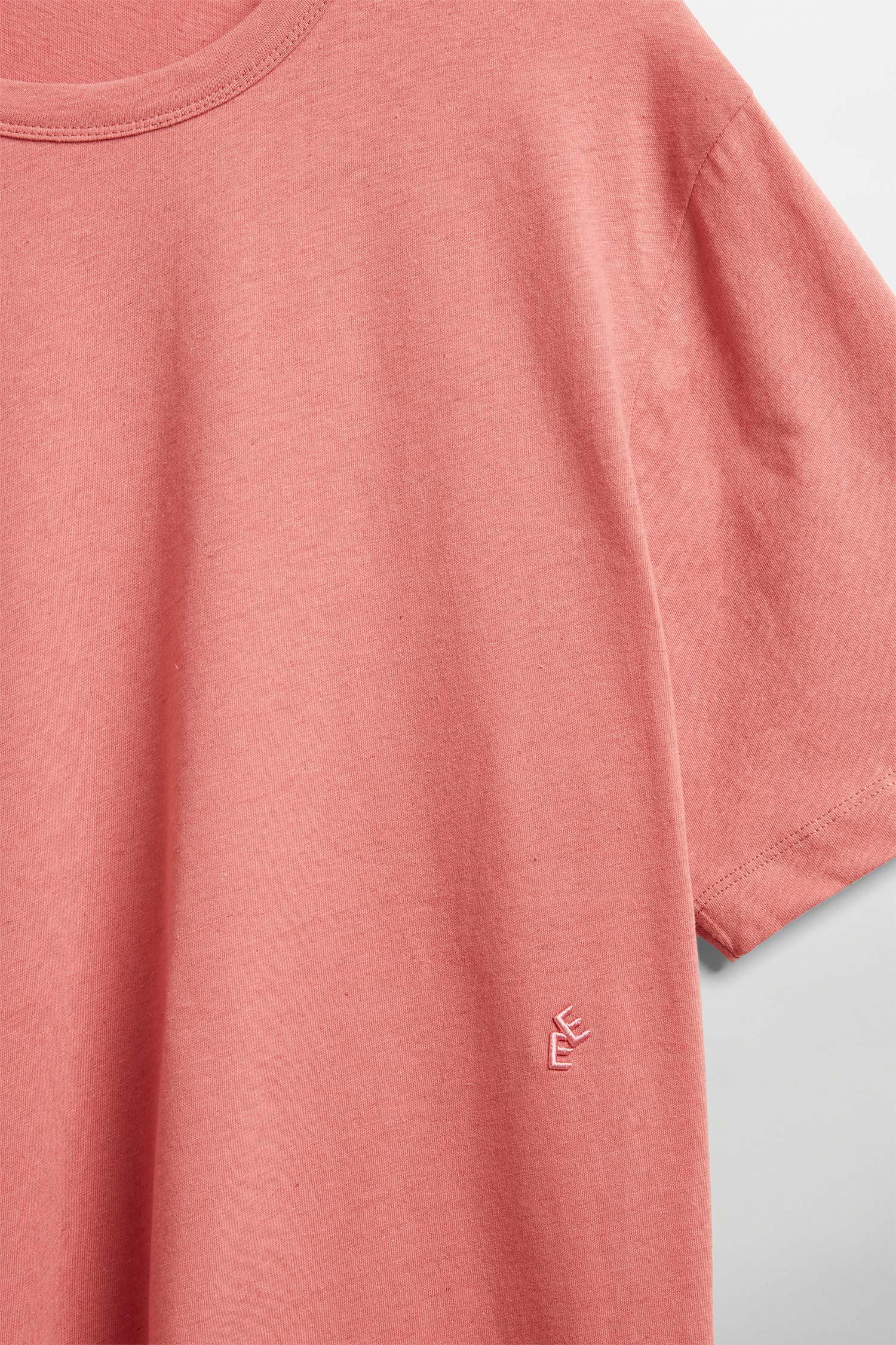 Elvine Hadar Leinen Mix T-Shirt Faded Rose Herren